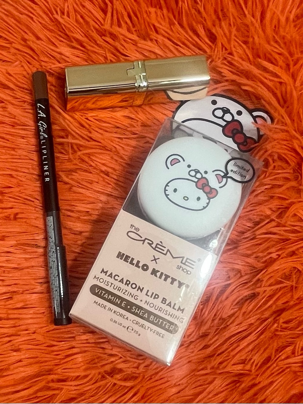 The Crème Shop x Hello Kitty Macaron Lip Balm - White